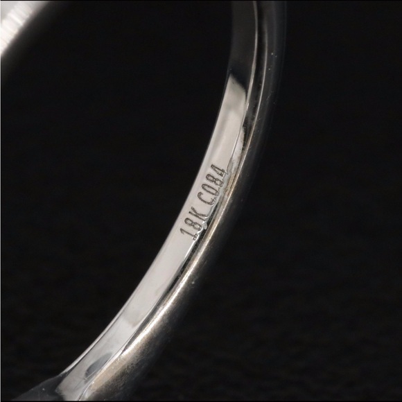 1.90 CTW 💎18k White Gold IGI Certified Lab Diamond Ring - Picture 7 of 8